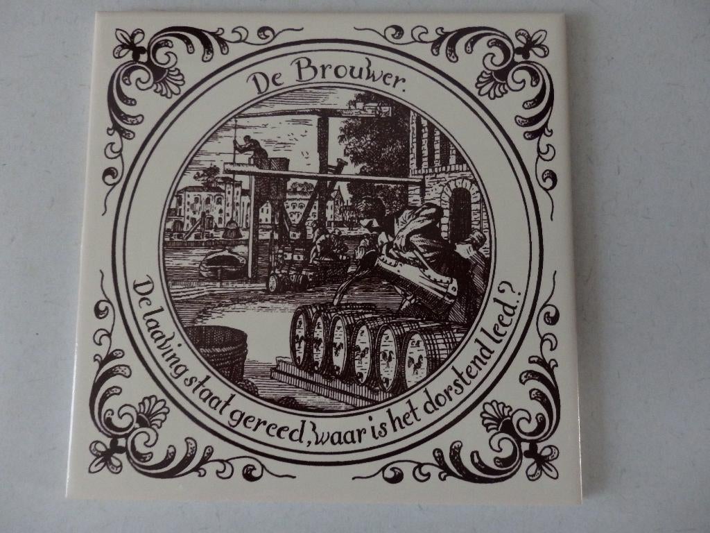 Tegel de Brouwer, Antiek en Kunst, Ophalen of Verzenden