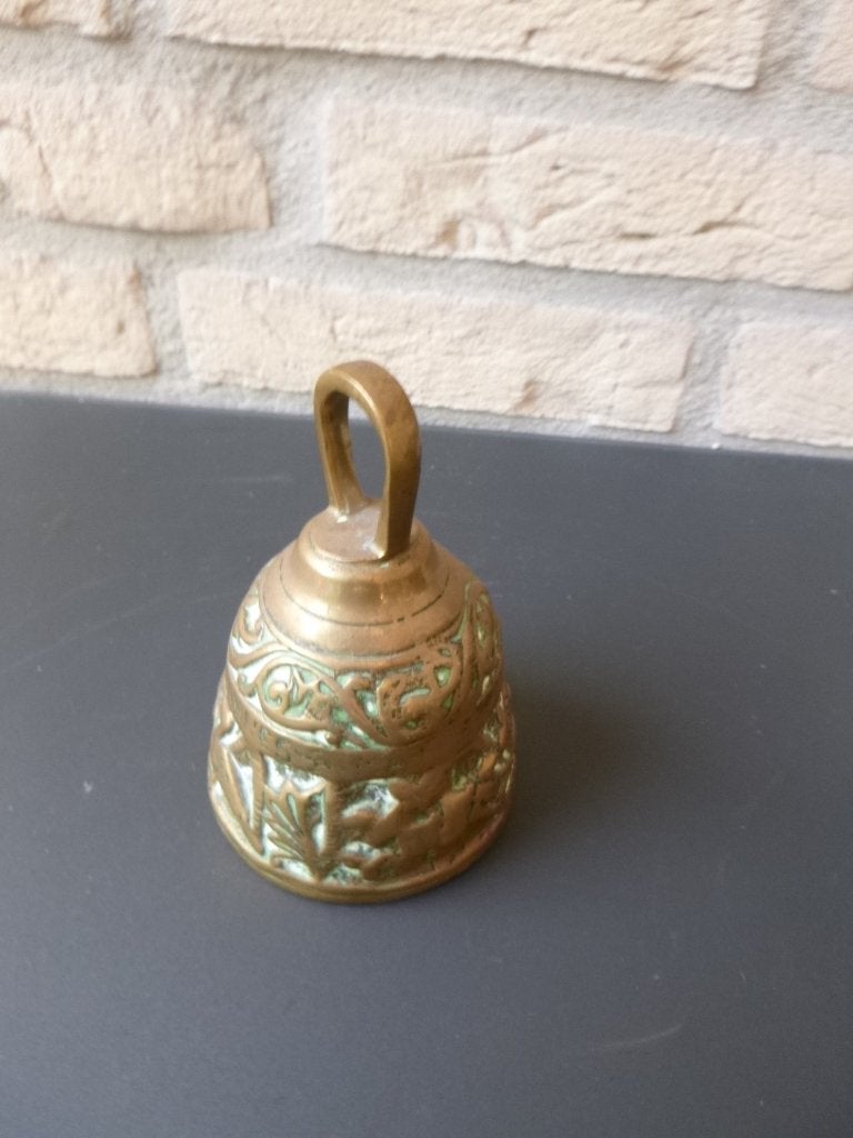 mooie retro koperen bel, Ophalen of Verzenden, Overige typen