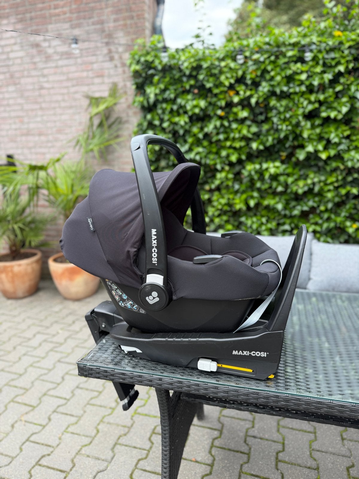 Maxi-Cosi met Isofix base - Zo goed als nieuw, Ophalen, Zo goed als nieuw, Isofix, 0 t/m 13 kg