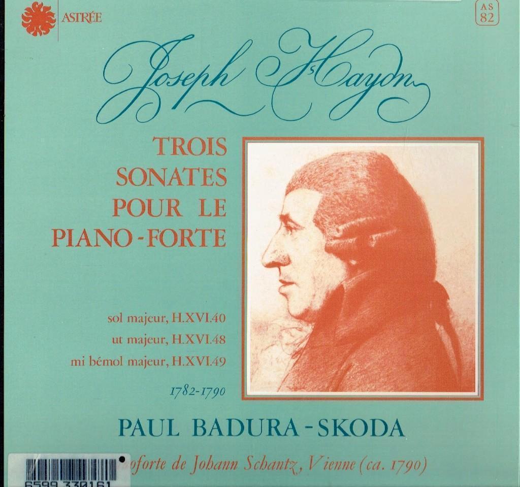 Haydn-Paul Badura-Skoda – Trois Sonates Pour Le Piano-Forte, Kamermuziek, Verzenden, Zo goed als nieuw, 12 inch