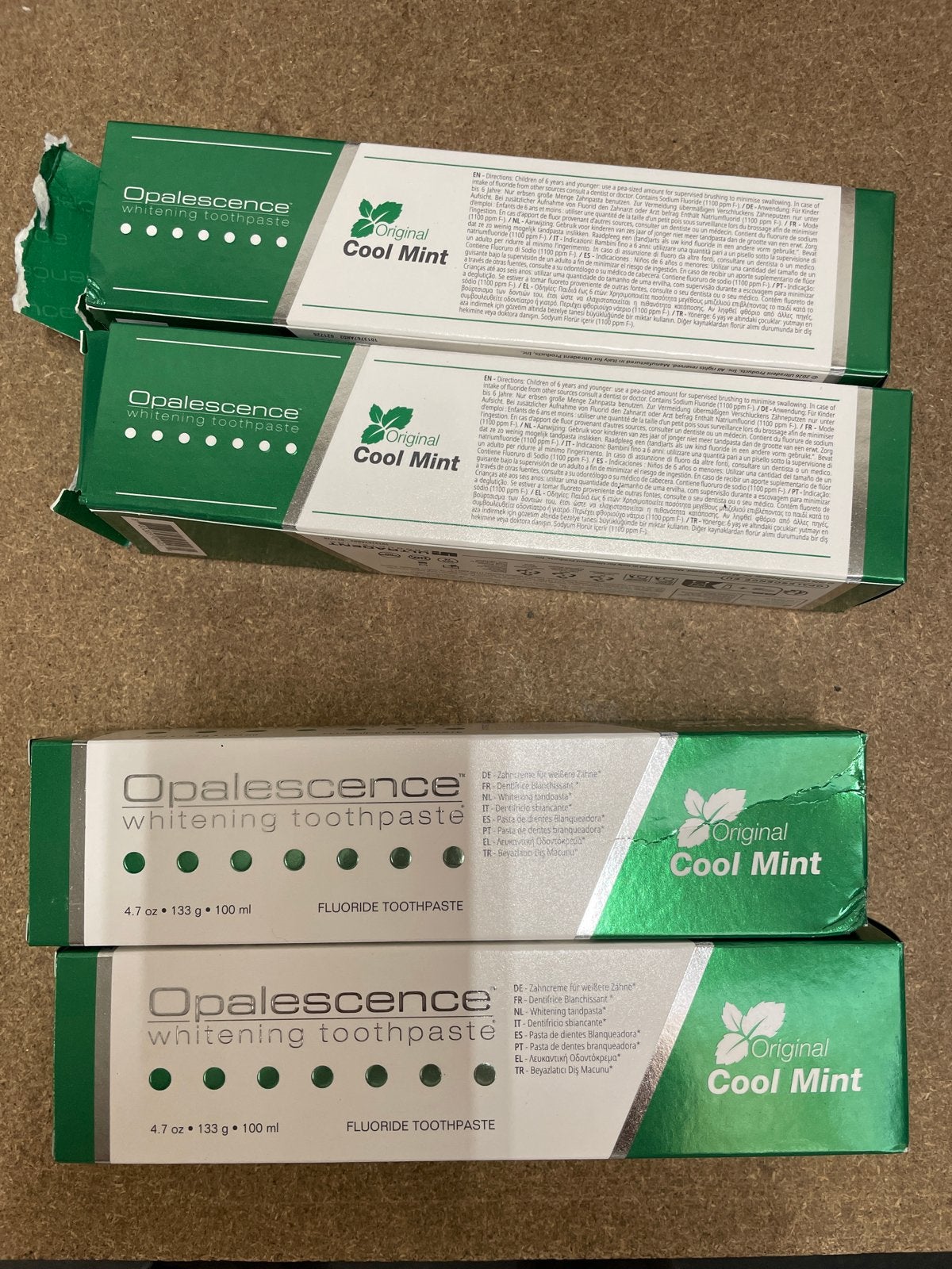 Opalescence Whitening Tandpasta - Original Cool Mint (2x), Ophalen of Verzenden, Nieuw, Gehele gezicht, Reiniging
