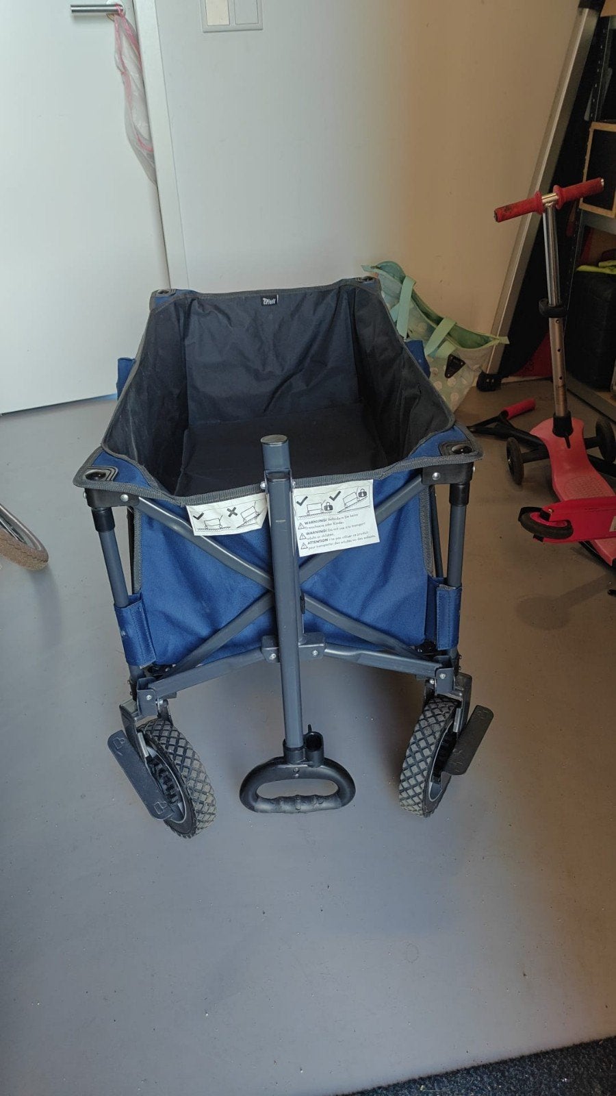 Opvouwbare bolderkar - Ideaal voor uitjes en transport, Caravans en Kamperen, Ophalen, Opvouwbaar, Zo goed als nieuw