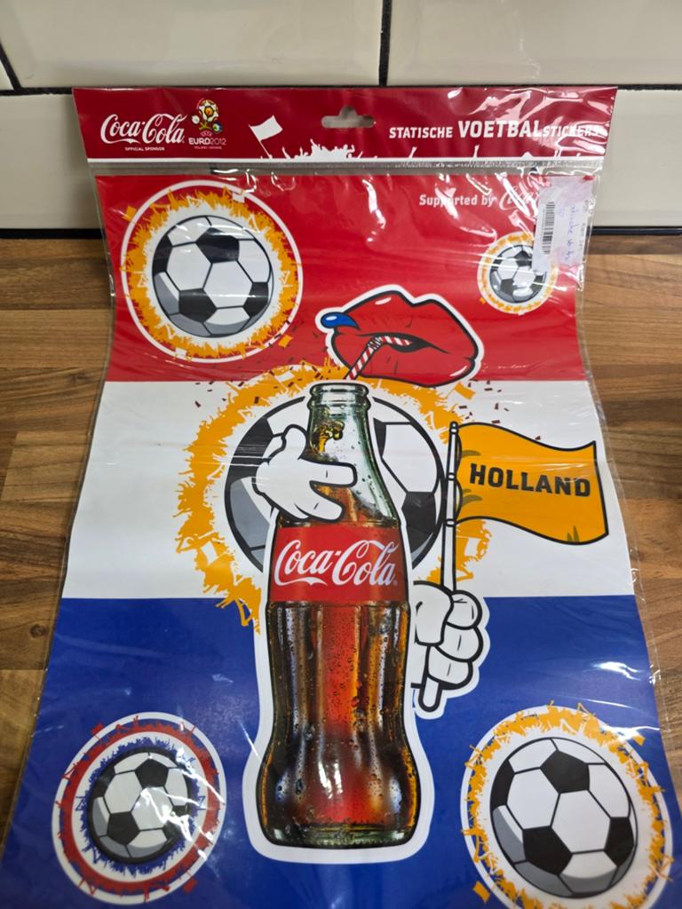 Coca-Cola Euro 2012 Statische Voetbalstickers Holland, Ophalen of Verzenden, Zo goed als nieuw, Sport