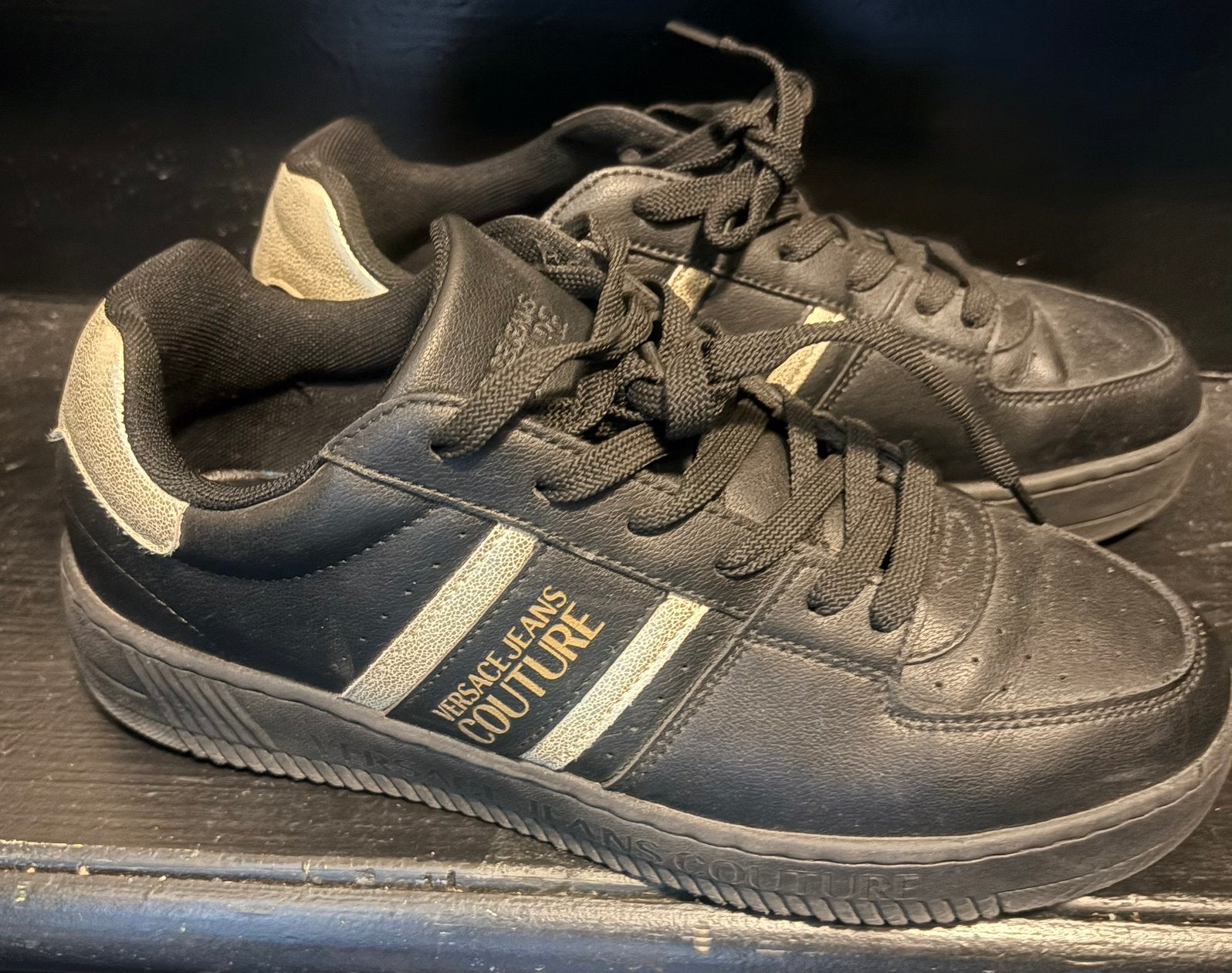 Sneakers Versace Jeans Couture maat 41, Kleding | Dames, Schoenen, Ophalen of Verzenden, Zo goed als nieuw, Zwart, Sneakers of Gympen