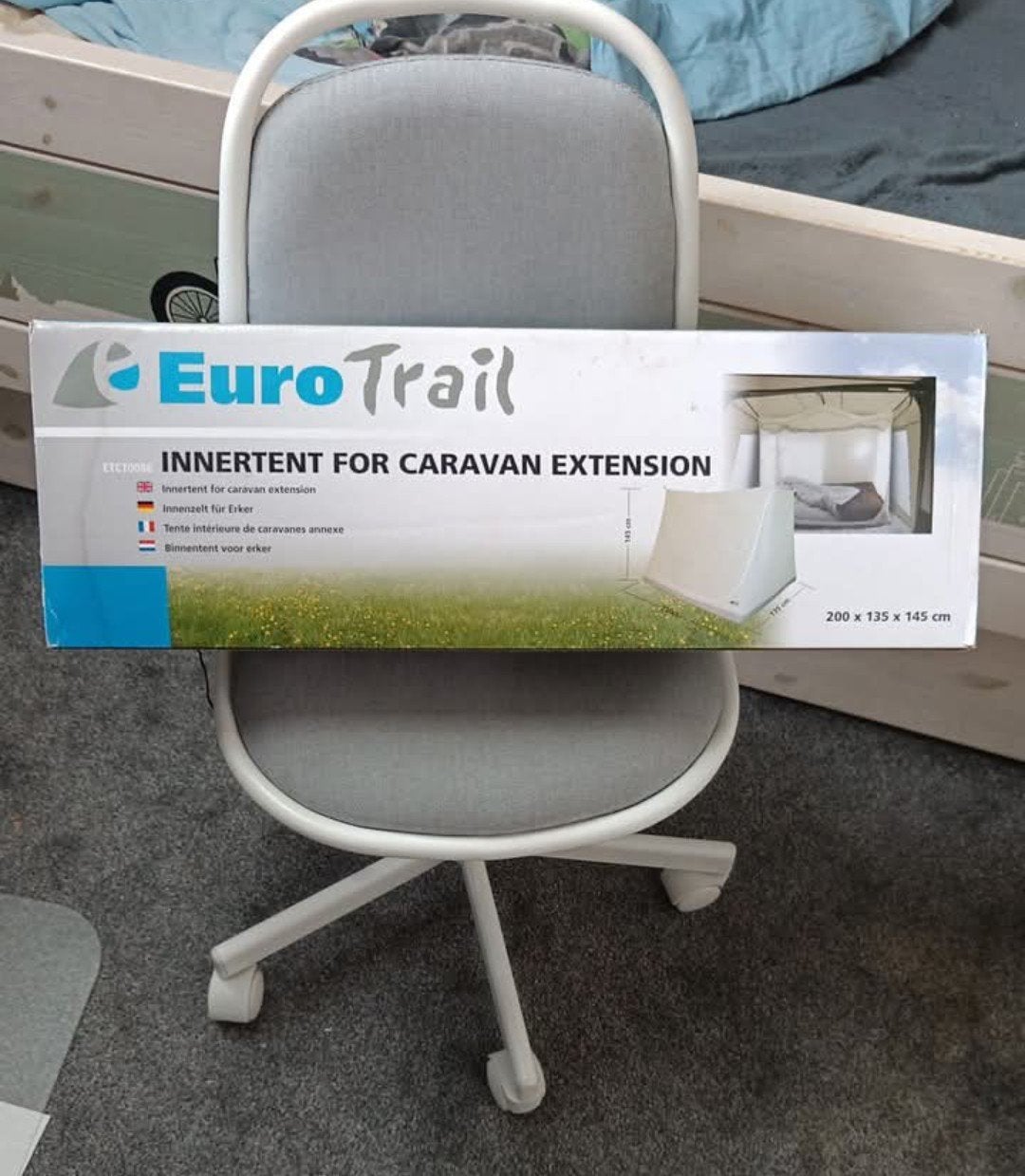 EuroTrail Binnentent voor caravanaanbouw  Gebruikt, Ophalen of Verzenden, Nieuw, Tot en met 2