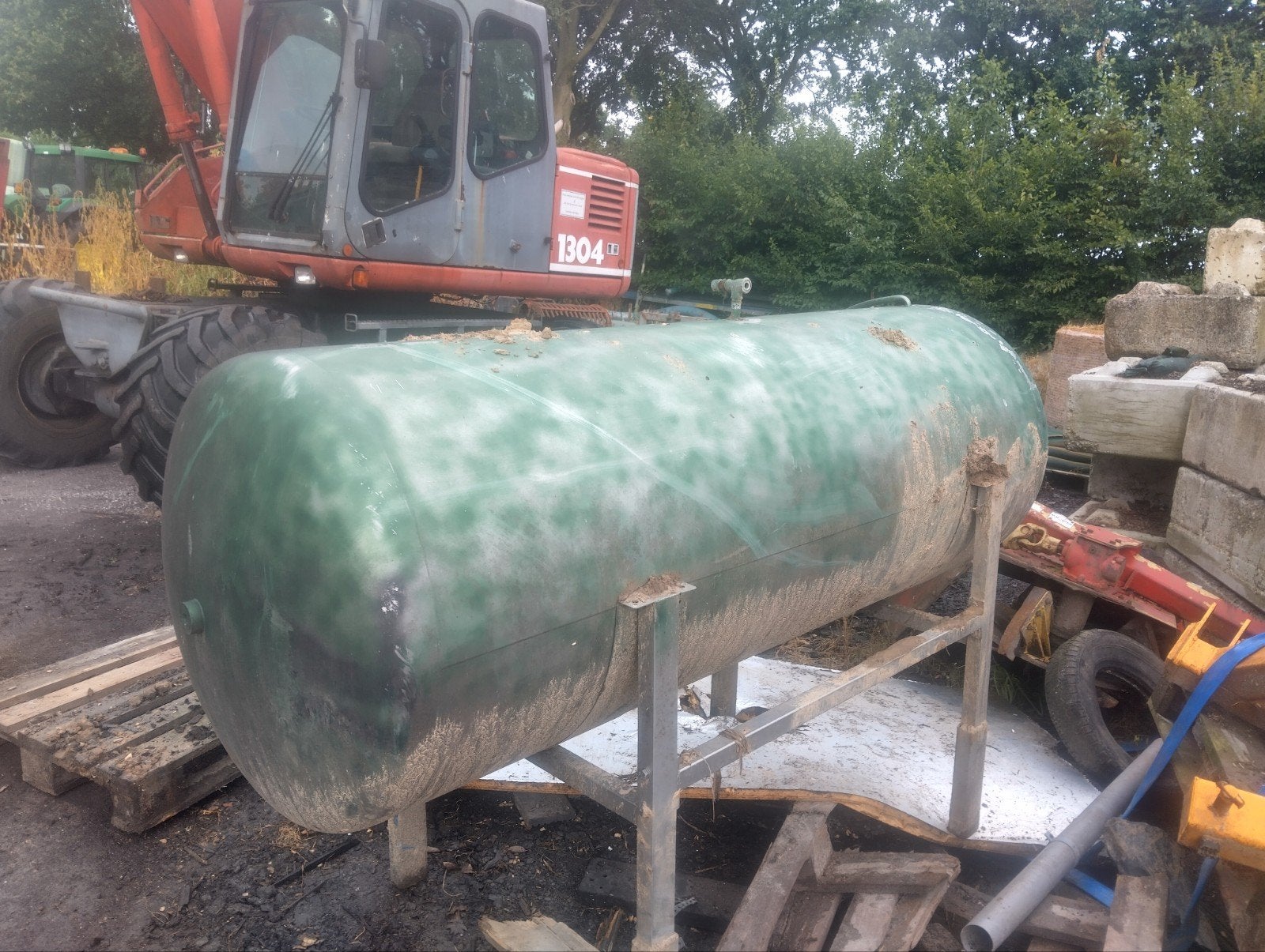 te koop waterton 1000 liter, 150 liter of meer, Ophalen, Gebruikt, Metaal