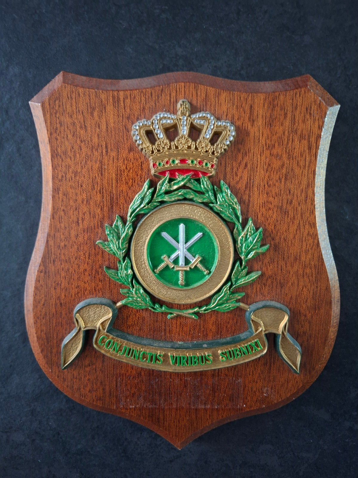 wapenschild Defensiestaf, Verzamelen, Ophalen of Verzenden, Landmacht, Nederland