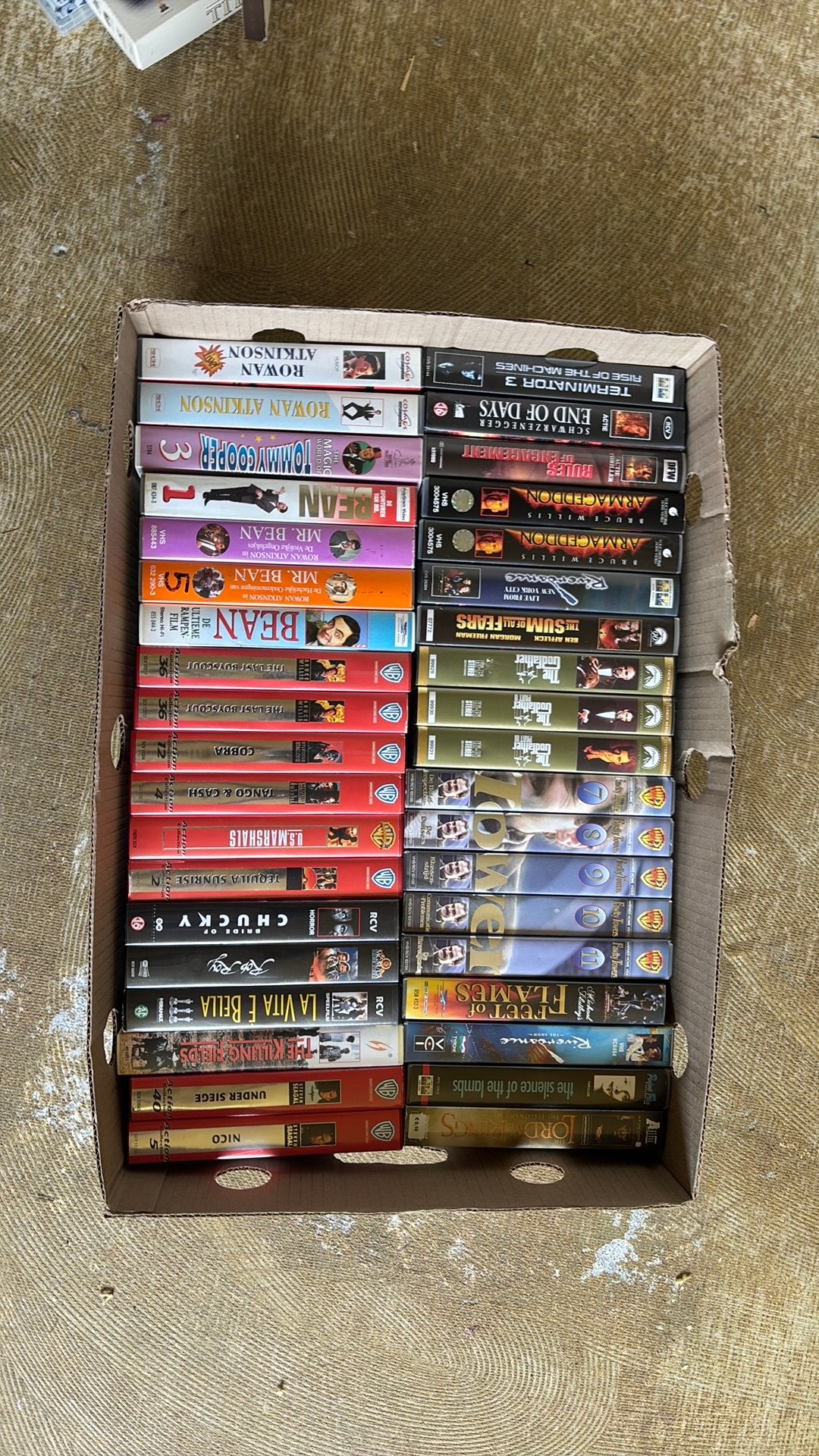 35 Vintage VHS Videobanden: Actie, Horror & Komedie, Cd's en Dvd's, Alle leeftijden, Ophalen of Verzenden, Zo goed als nieuw