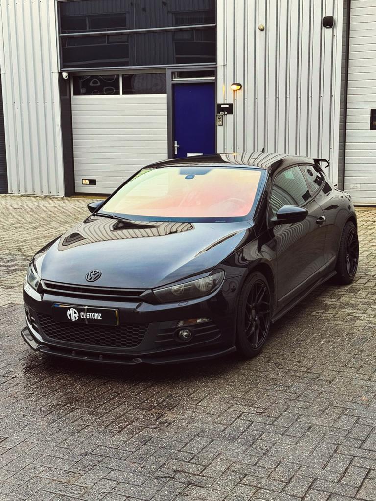 Volkswagen Scirocco 2.0 TSI 200HP 2009 Zwart, Ophalen, Gebruikt, Volkswagen, Voor