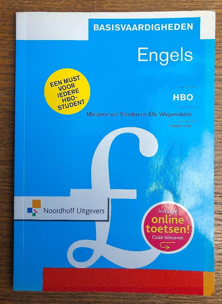 Basisvaardigheden Engels hbo, Engels, Ophalen of Verzenden, Zo goed als nieuw, Marianne van Vlierden en Ella Wagemakers