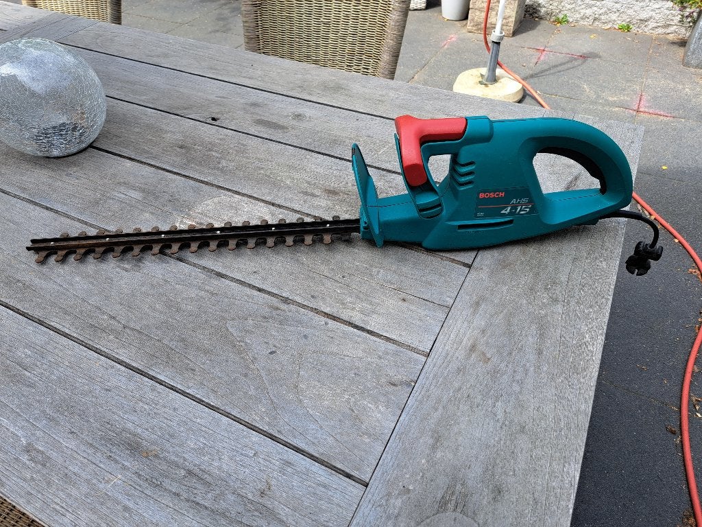 Bosch AHS 4-15 heggenschaar, Ophalen of Verzenden, Gebruikt, Elektrisch, Bosch