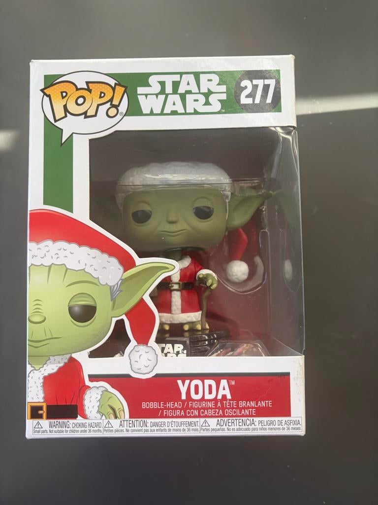 Funko Pop! Star Wars Yoda Kersteditie #277, Ophalen of Verzenden, Nieuw, Actiefiguurtje