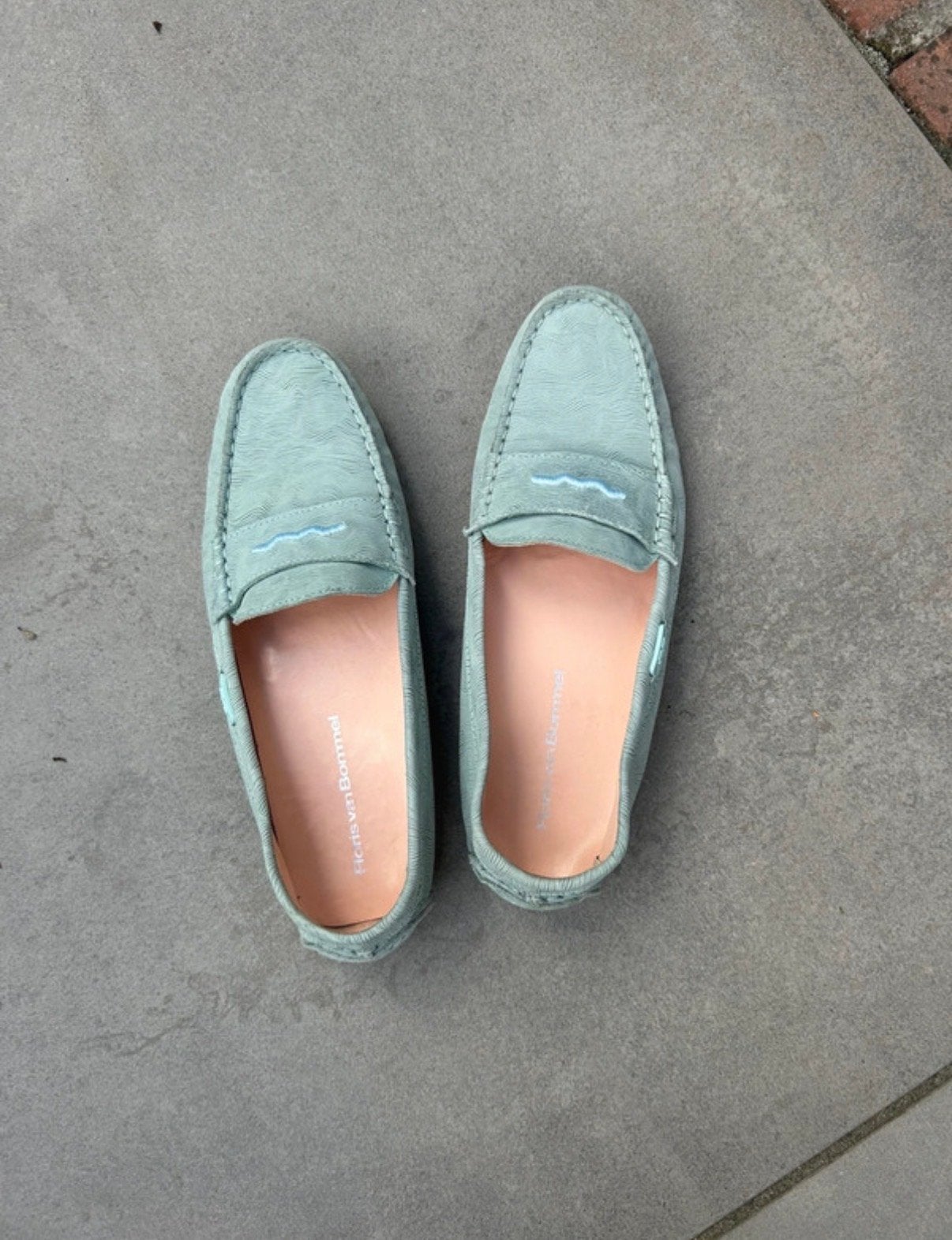 Floris van Bommel moccasins - Soepel leer maat 39, Kleding | Dames, Schoenen, Ophalen of Verzenden, Zo goed als nieuw, Groen, Espadrilles of Moccasins