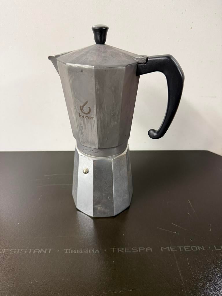Forever Miss Moka Prestige espressopot, Witgoed en Apparatuur, Koffiezetapparaten, 10 kopjes of meer, Ophalen, Zo goed als nieuw