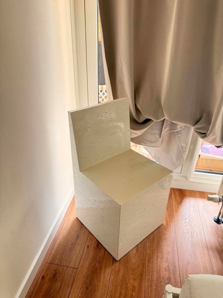 Zara home white wooden scandinavian chair, Wit, Nieuw, Eén, Hout