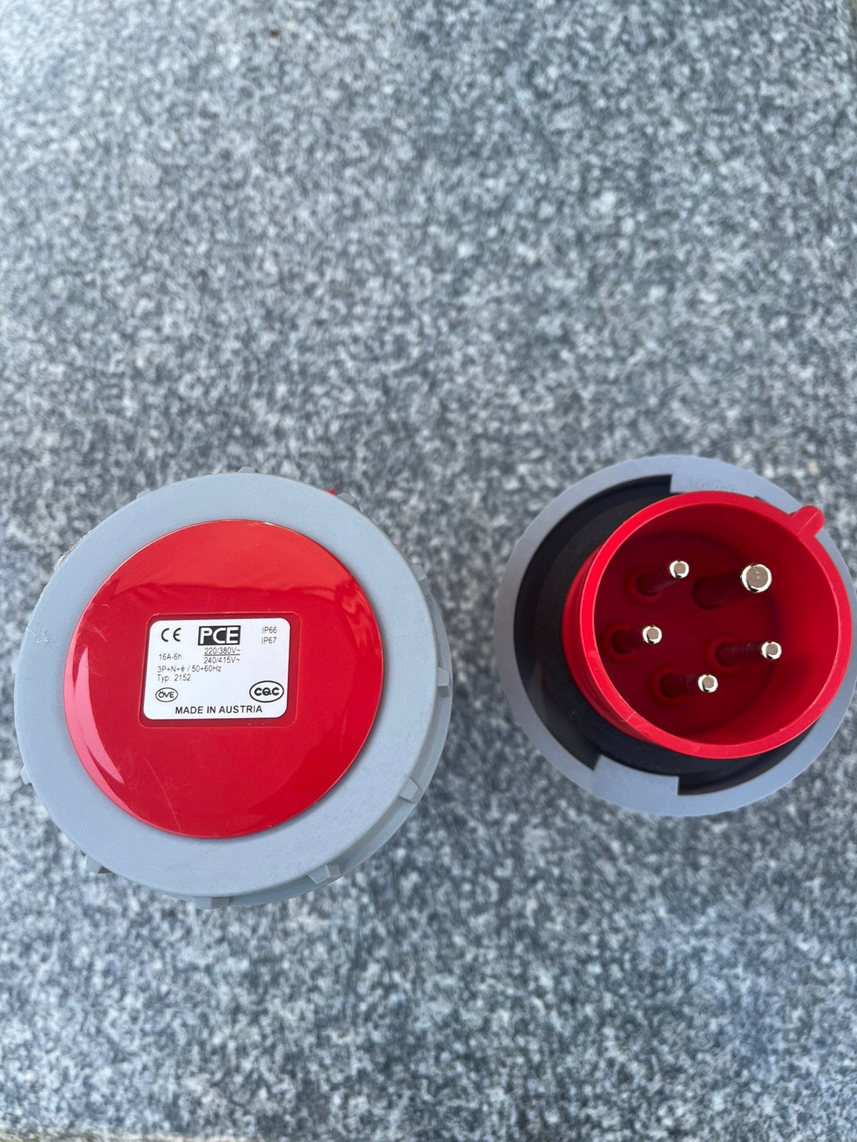 Stekkers 380 a, Doe-het-zelf en Verbouw, Elektra en Kabels, Ophalen of Verzenden, Nieuw, Stekker