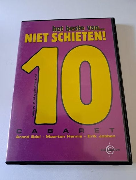DVD - Niet Schieten - Het beste van.., Alle leeftijden, Ophalen of Verzenden, Gebruikt, Stand-up of Theatershow