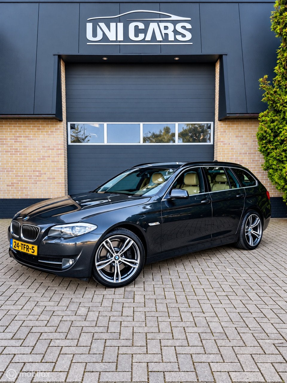 BMW 5-serie Touring 528i Executive| 245 PK|Automaat|Leder|LM, Automaat, Euro 5, Gebruikt, Beige