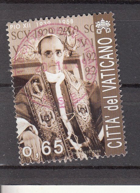 Vaticaanstad 2009 Mi nr 1630 Paus Pius XII, Ophalen of Verzenden, Overige landen