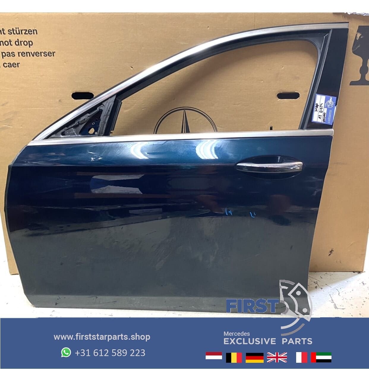 W213 deur portier compleet LINKS voor Mercedes E Klasse 2016, Auto-onderdelen, Carrosserie en Plaatwerk, Gebruikt, -, Deur, Voor