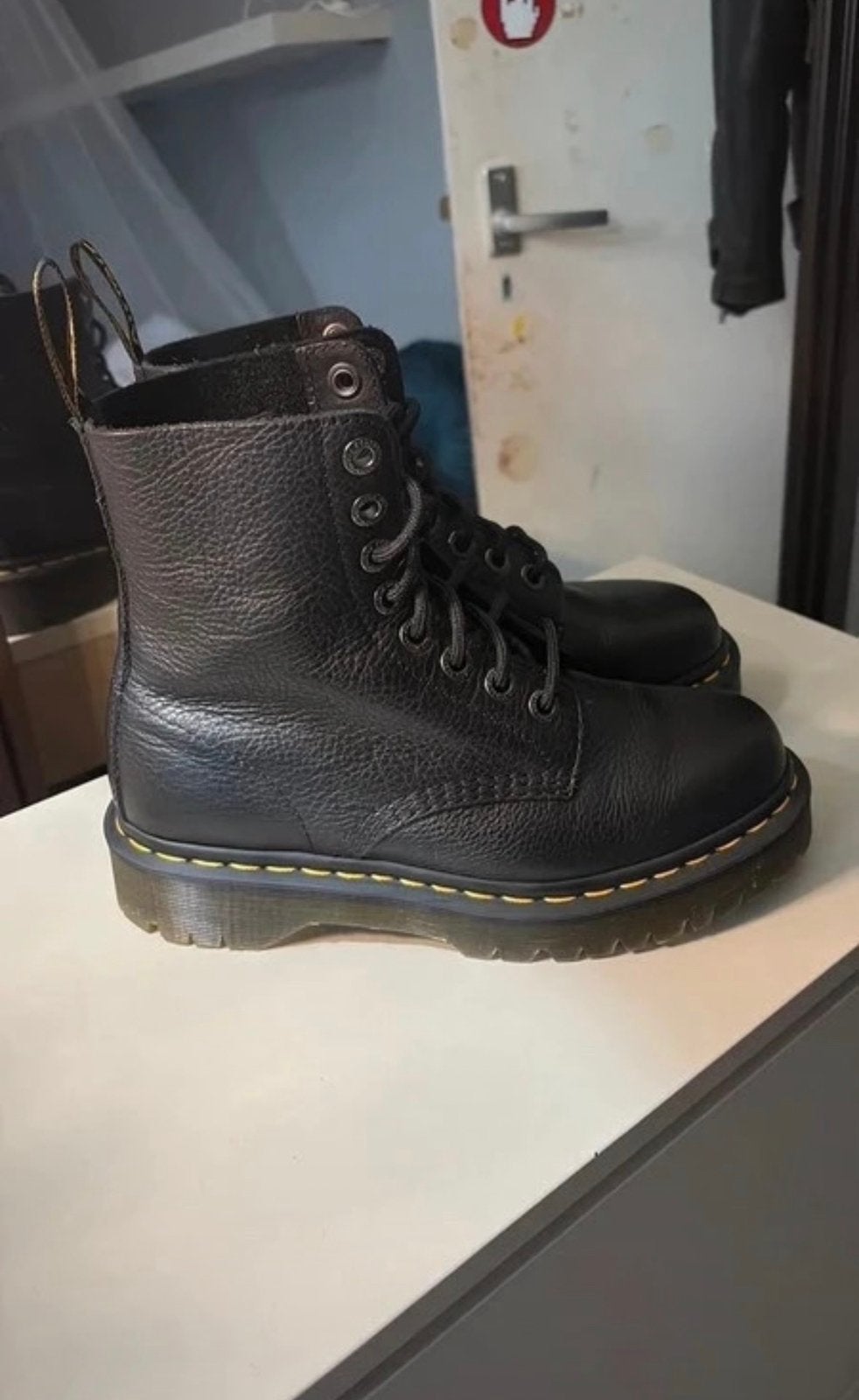Dr martens pascal 1460 Bex maat 38, Zwart, Lage of Enkellaarzen, Ophalen of Verzenden, Zo goed als nieuw