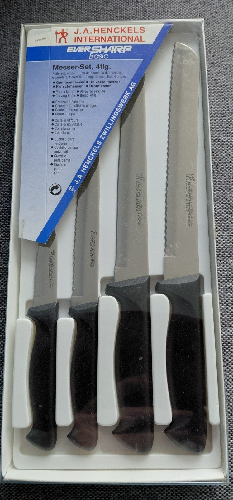 J.A. Henckels International EverSharp Basic Messenset, Huis en Inrichting, Keuken | Keukenbenodigdheden, Nieuw, Overige typen
