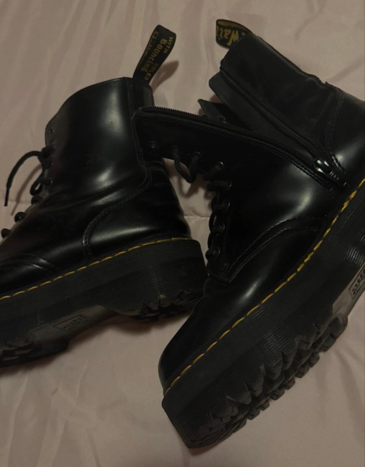 Dr. Martens Jadon laarzen maat 41, Kleding | Dames, Schoenen, Zwart, Lage of Enkellaarzen, Ophalen of Verzenden, Zo goed als nieuw