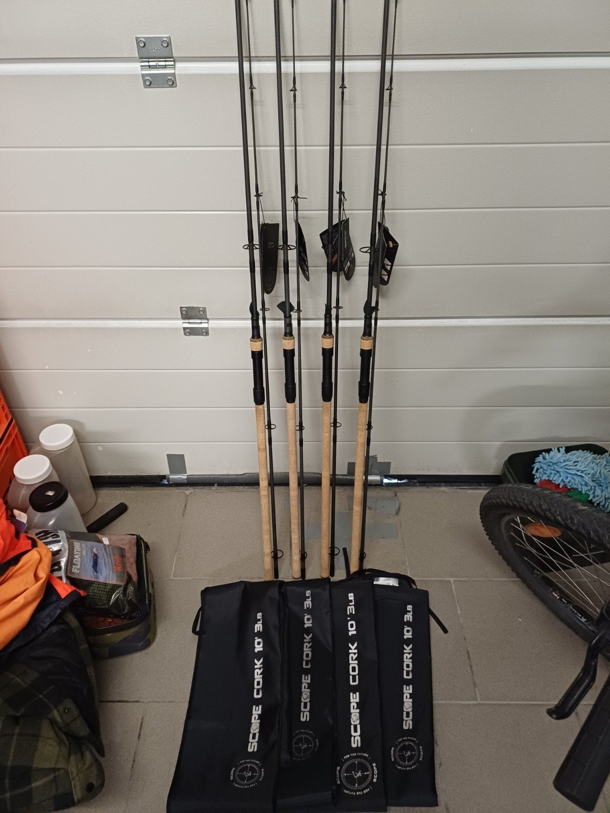4x nash scope mk2 10 3lbs cork nieuwstaat, Ophalen, Zo goed als nieuw, Overige typen