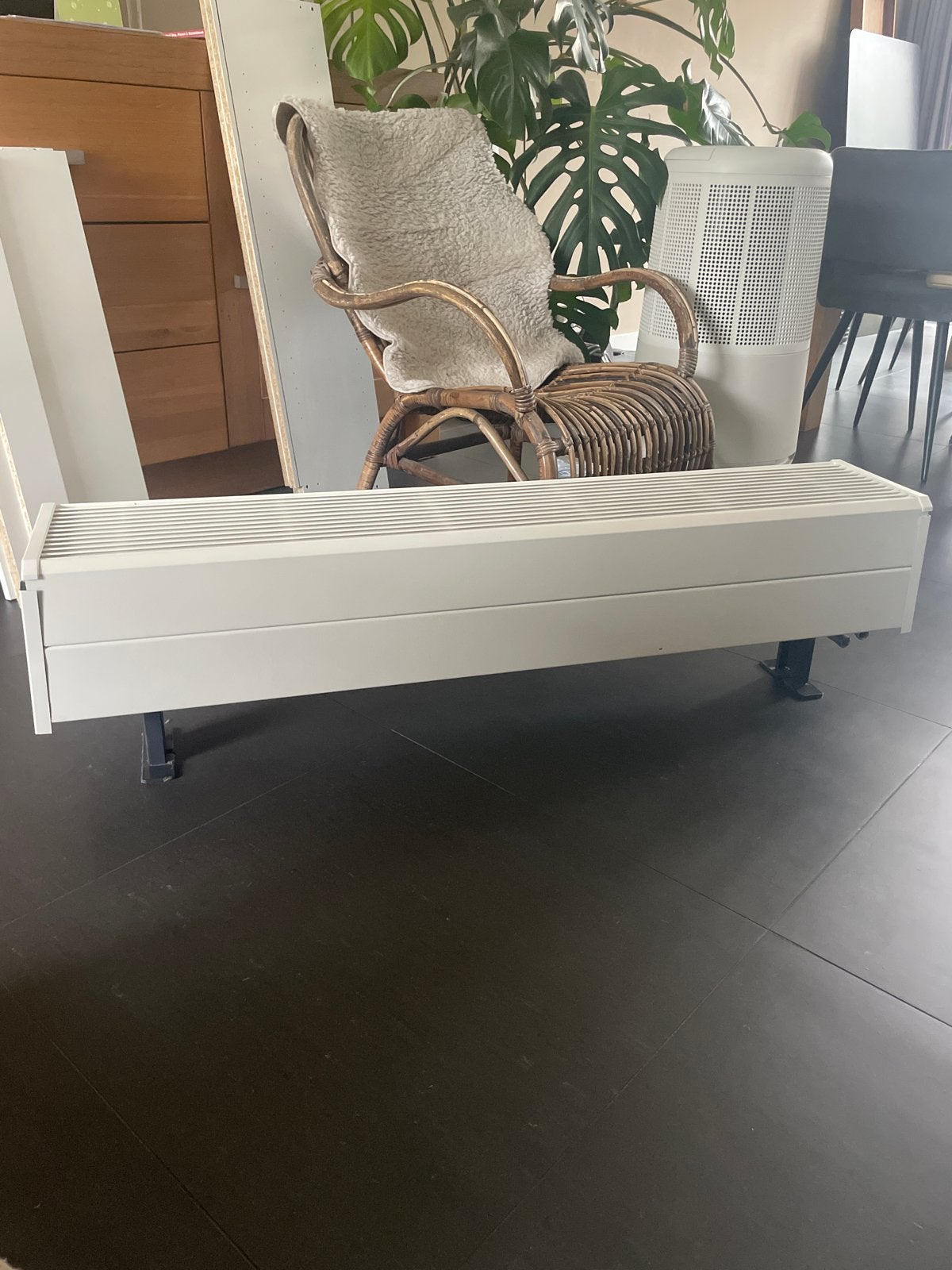 Jaga mini convectorradiator 23 x 120 x 21 cm, Ophalen, Minder dan 30 cm, Radiator, Zo goed als nieuw