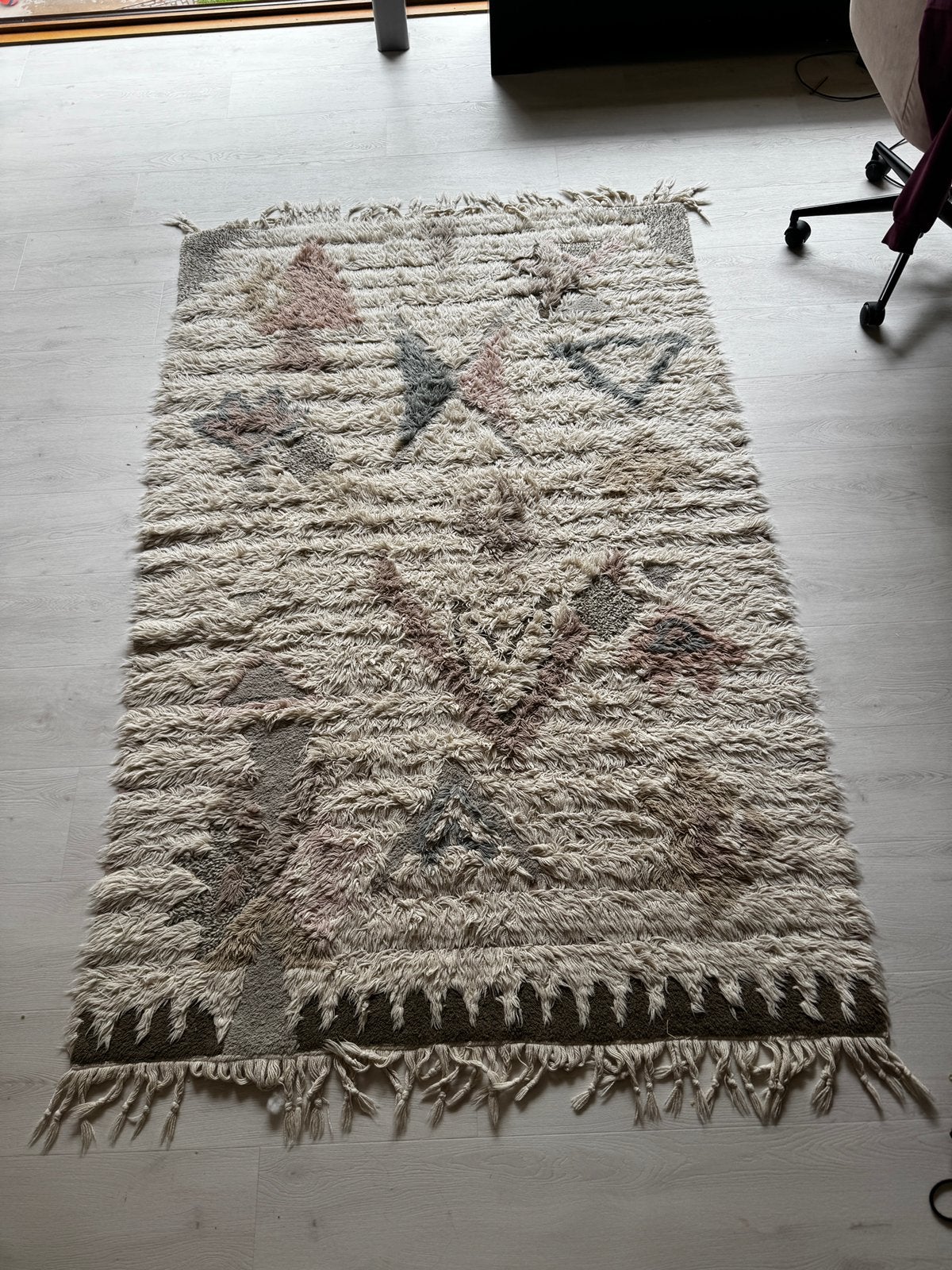 Lorena Canals origineel wollen vloerkleed 140x200, Ophalen, 100 tot 150 cm, 200 cm of meer, Zo goed als nieuw