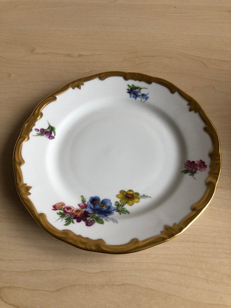 Weimar porzellan gebaksbordje, Antiek en Kunst, Ophalen of Verzenden