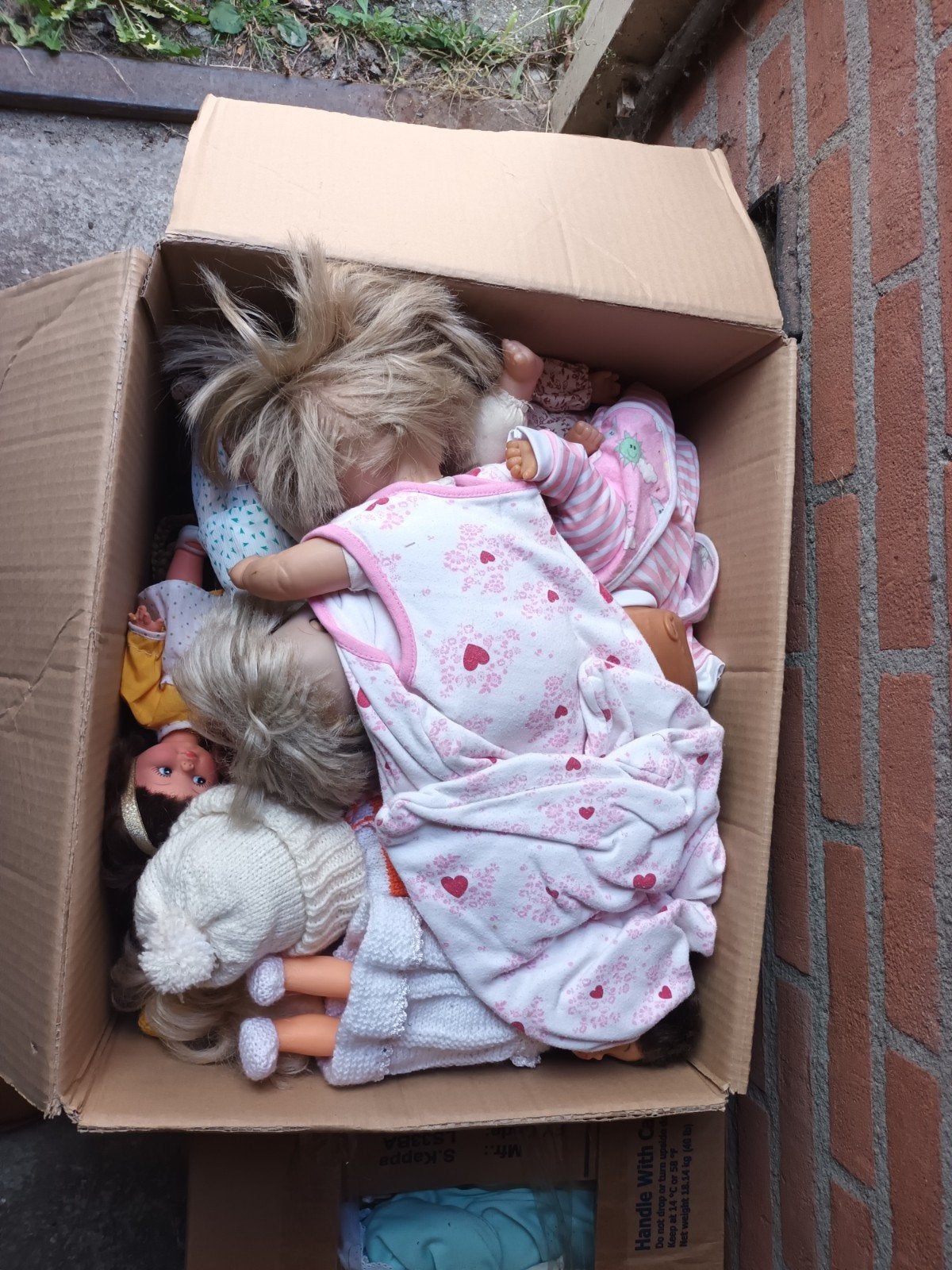 partij diverse poppen en babypoppen, Diversen, Ophalen of Verzenden, Gebruikt