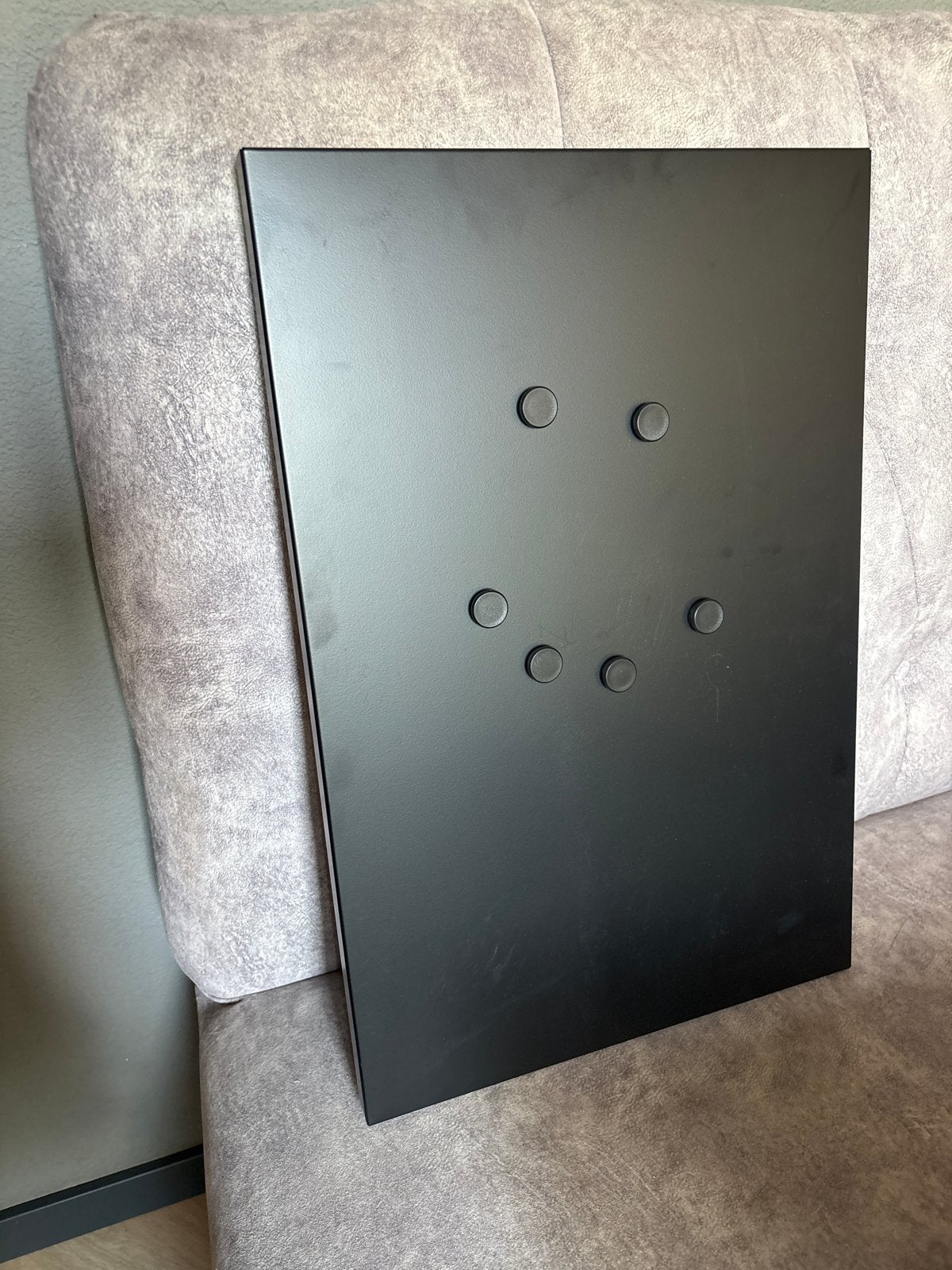 IKEA SVENSÅS Magneetbord Zwart 40x60 cm met magneetjes, Ophalen, Zo goed als nieuw, Magneetbord