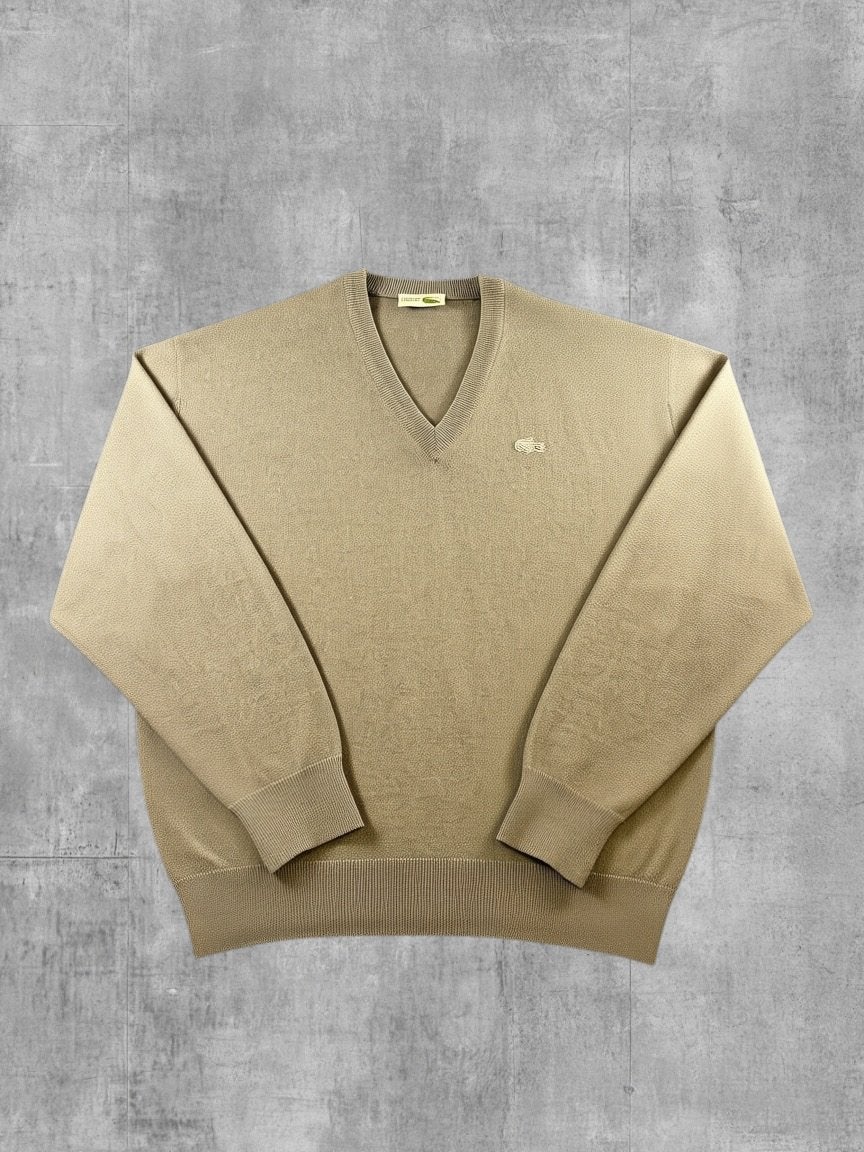 Lacoste trui grijs heren maat L sweater pullover gebreid, Maat 52/54 (L), Verzenden, Lacoste S.A., Zo goed als nieuw