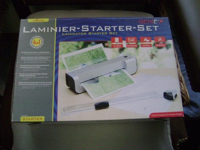 Lamineer-starter-set merk Genie, Diversen, Bureau-accessoires, Nieuw, Ophalen of Verzenden