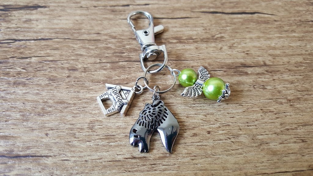 Tashanger Sleutelhanger Fox terriër met beschermengeltje, Verzamelen, Verzenden, Nieuw, Dier of Natuur