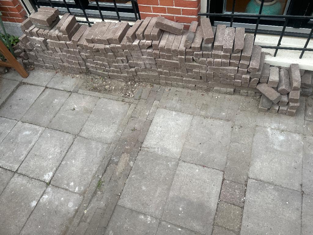 Gebakken Waalformaat Terneuzen, Tuin en Terras, Ophalen, Overige materialen, Klinkers, Nieuw