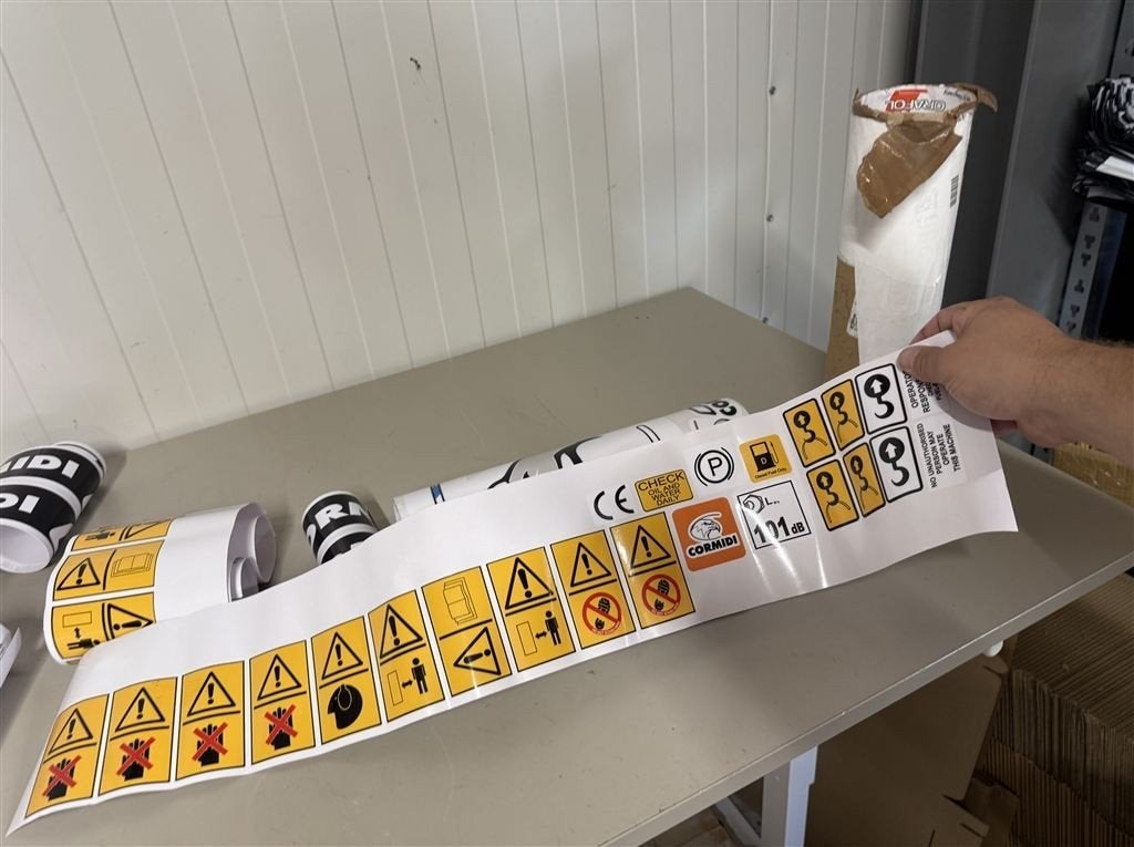 Cormidi C60 Sticker Set voor Rupsdumper, Ophalen of Verzenden