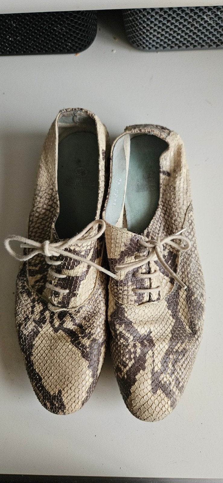 Fred De La Bretoniere slanglederen schoenen mt 40, Kinderen en Baby's, Ophalen of Verzenden, Gebruikt, Meisje, Schoentjes