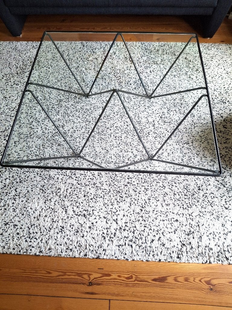 Design salontafel    Paola Piva, Ophalen, Gebruikt, 50 tot 100 cm, Vierkant