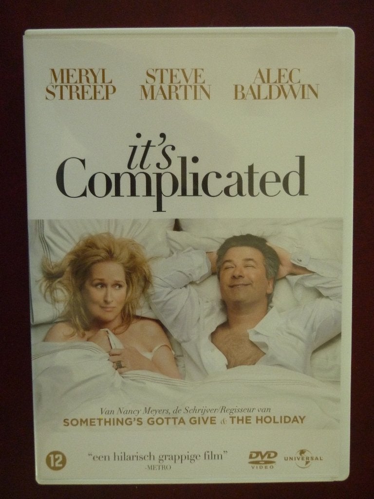 It's Complicates - Meryl Streep , Steve Martin, Alec Baldwin, Vanaf 12 jaar, Ophalen of Verzenden, Zo goed als nieuw, Romantische komedie