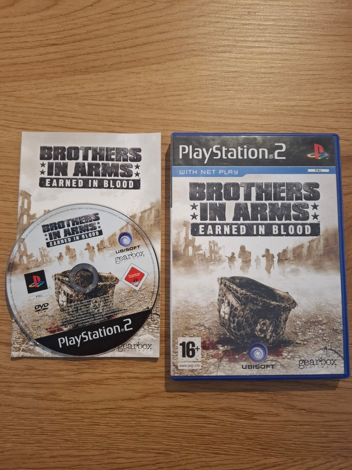 Brothers in Arms: Earned in Blood - PlayStation 2, Online, Gebruikt, Shooter, 1 speler