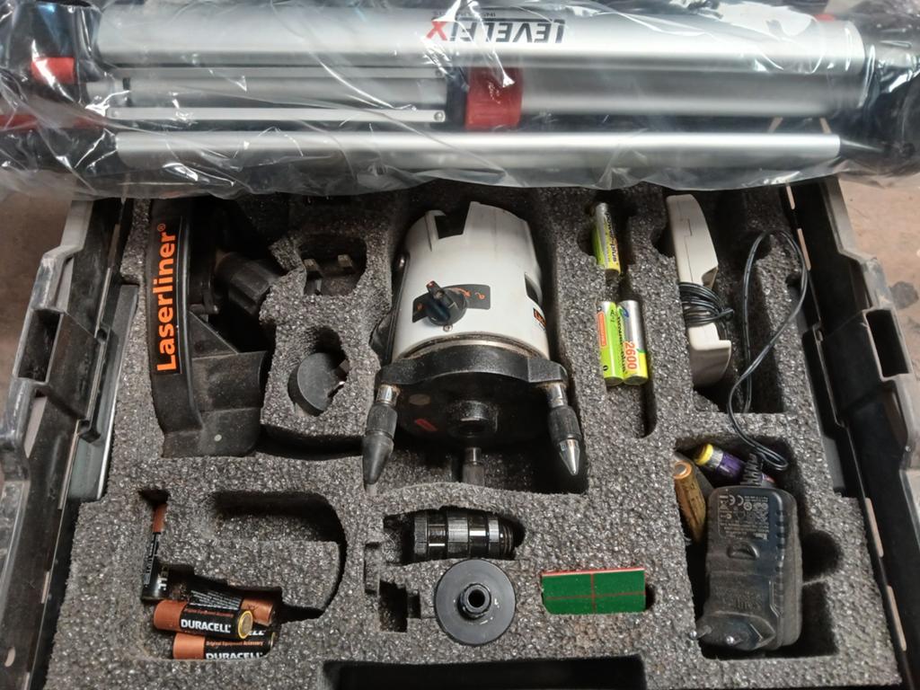 Kruislijnlaser, Ophalen, Overige meters