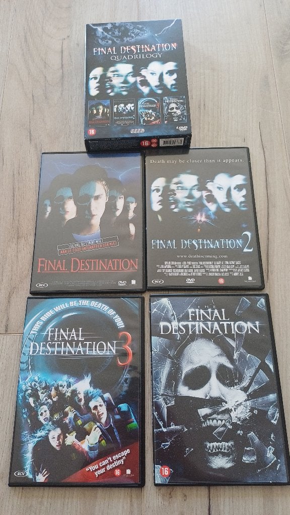 4-delige box Final Destination, Cd's en Dvd's, Ophalen, Engels, Vanaf 16 jaar, Nederlands