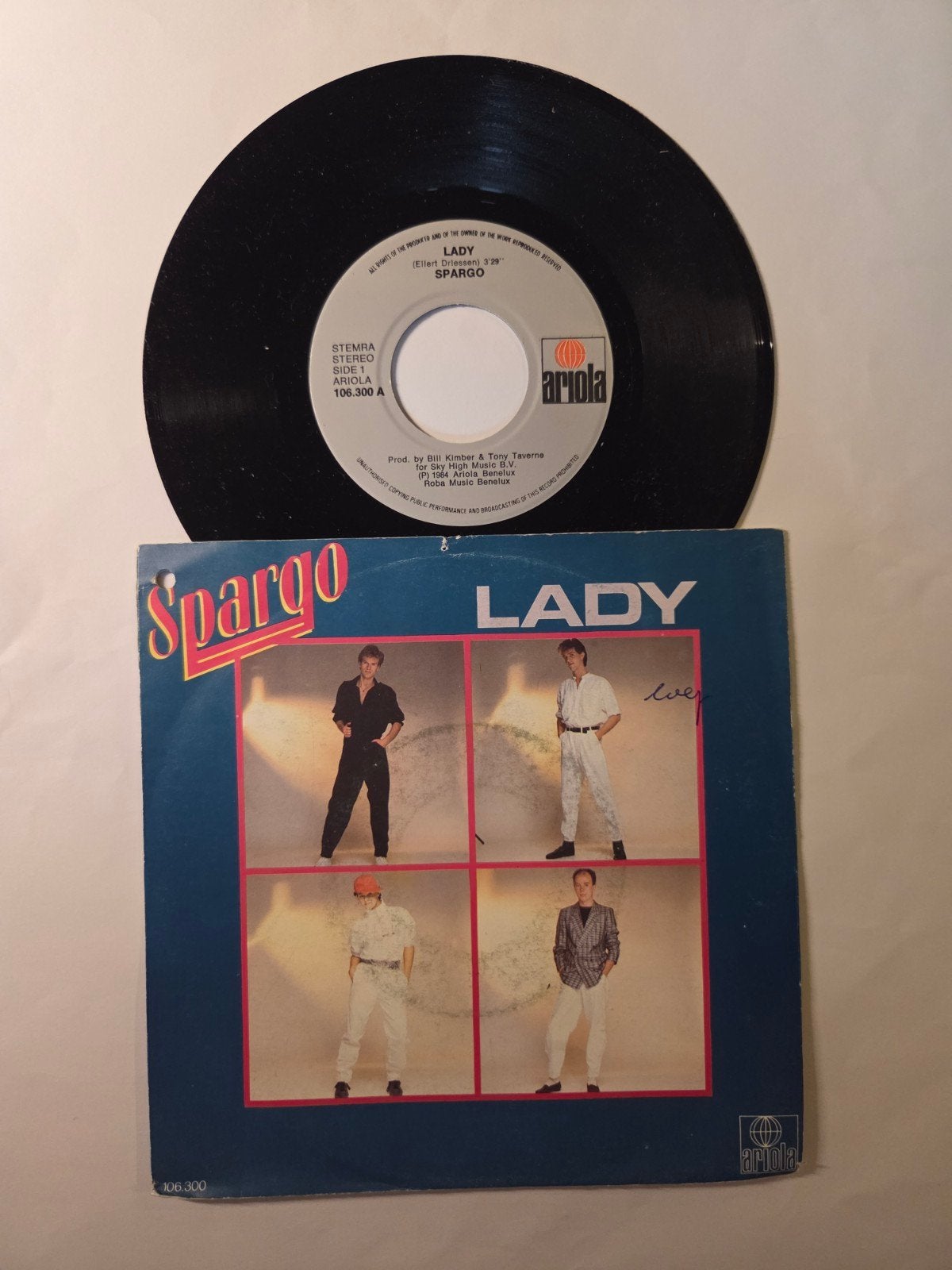 Spargo - Lady, Gebruikt, 7 inch, Single, Ophalen of Verzenden