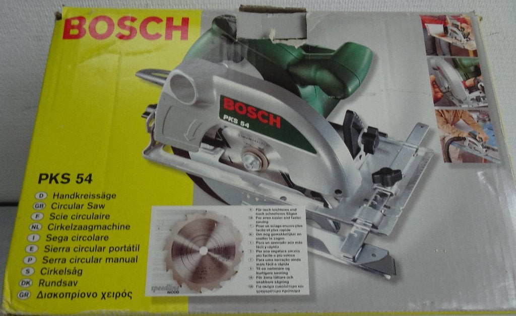 Te koop Bosch handcirkelzaag in prima staat, Doe-het-zelf en Verbouw, Gereedschap | Zaagmachines, Gebruikt, Cirkelzaag, 600 tot 1200 watt