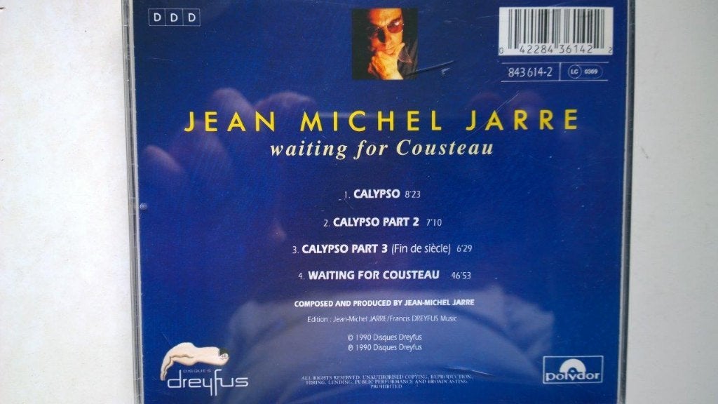 Jean Michel Jarre - Waiting For Cousteau, Ophalen of Verzenden, Zo goed als nieuw, Album