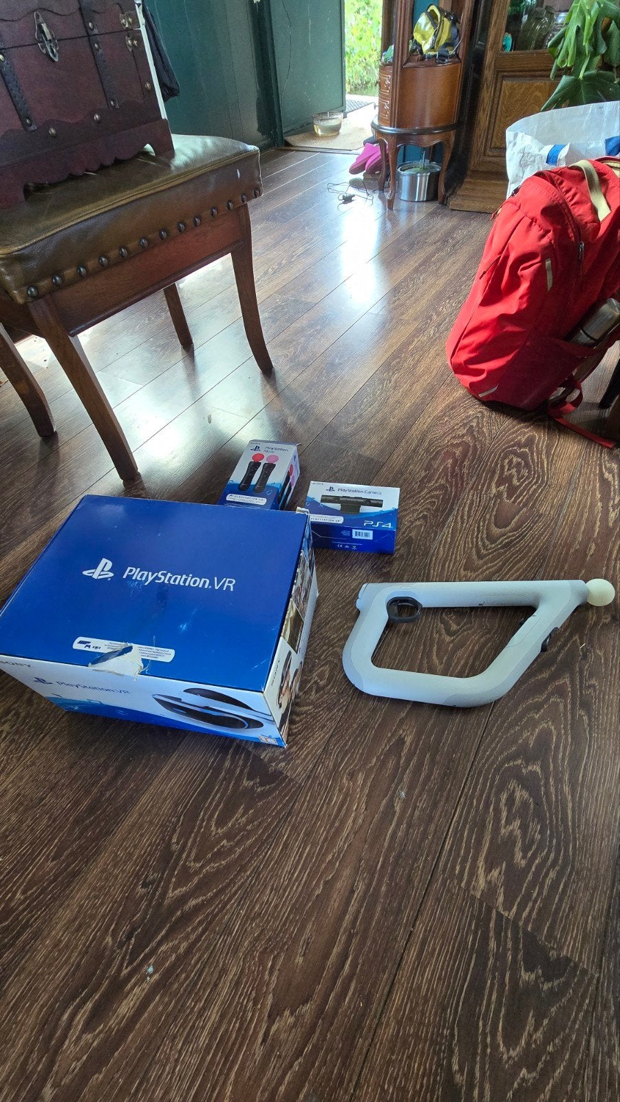 PSVR set: VR-bril, camera, controllers & Aim control, Spelcomputers en Games, Virtual Reality, Ophalen of Verzenden, Gebruikt