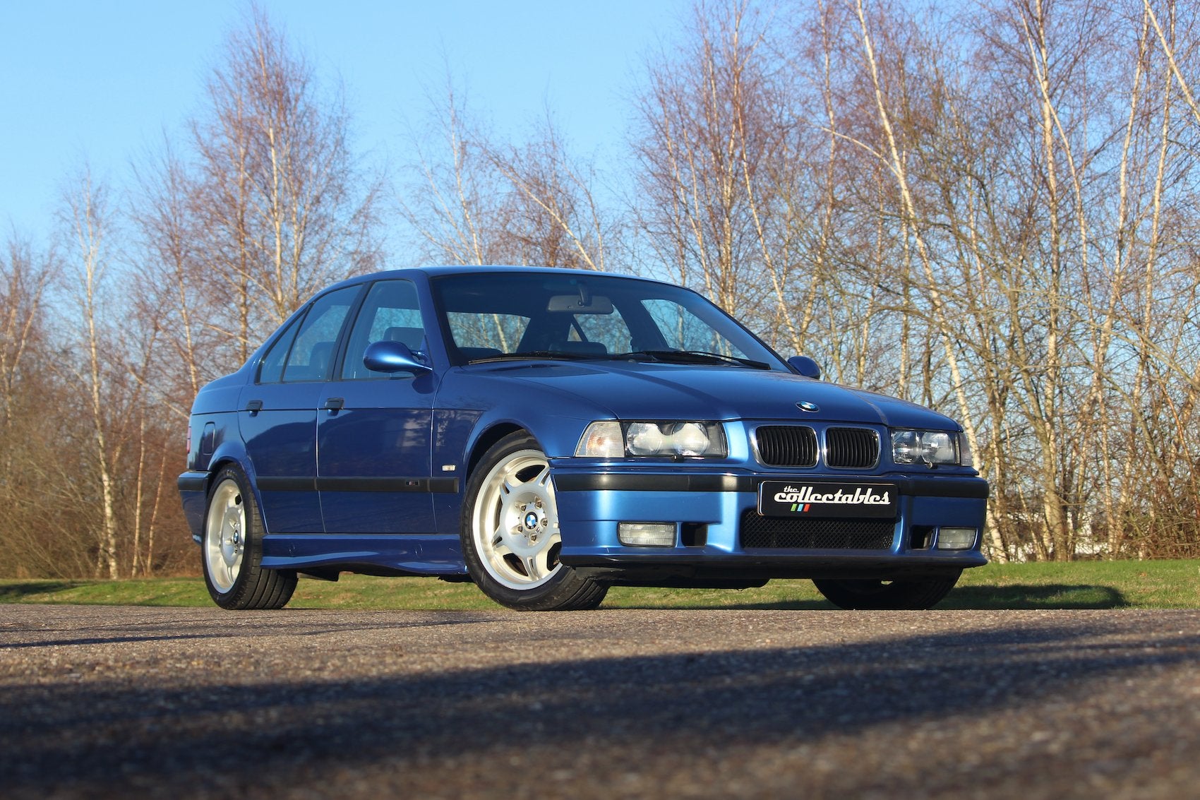 BMW 3 Serie M3 3.2 (bj 1996), Achterwielaandrijving, Blauw, Bedrijf, Sportstoelen