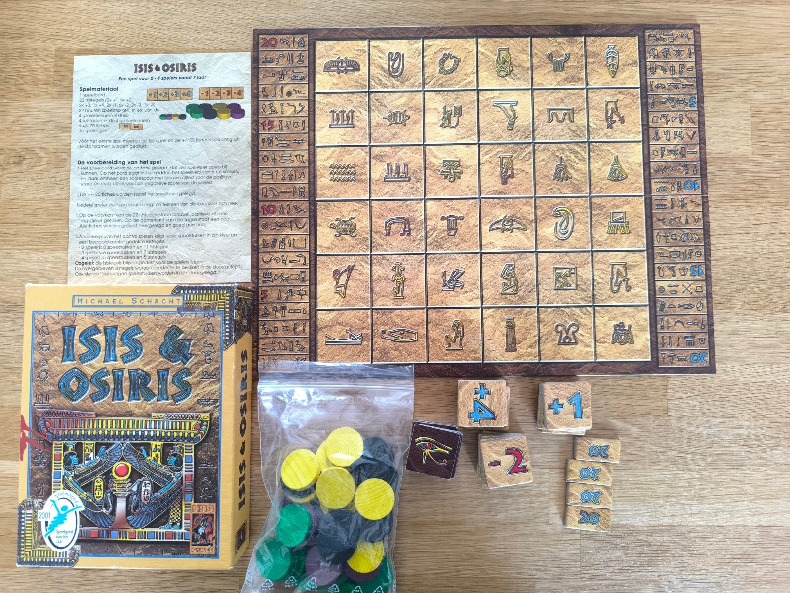 Bordspel Isis & Osiris, Een of twee spelers, Ophalen of Verzenden, Gebruikt